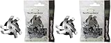 Soft Spikes Tornado Tour Schloss Passform Stollen - Silbern, Keine Angaben, STTLCL-SB-EU (Packung mit 2)