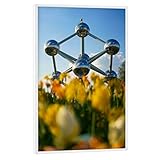 artboxONE Poster mit weißem Rahmen 75x50 cm Städte 