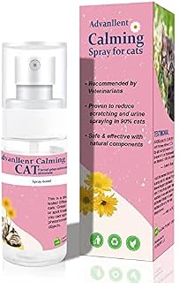 Cat Calming Pheromone Spray (60ML) | A Solution Recommended by a Veterinarian | Help Relieve Anxiety Caused by Stress, Travel, Noise, etc.