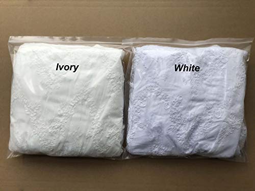 Aorme Ivory Lace Baby-Girls Christening Baptism Gowns With Hat Trim Edge (Newborn, Ivory) #TOP4