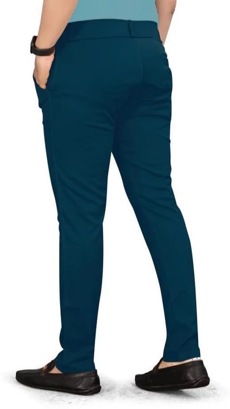 Image of Vanits Men's Slim Fit Casual Trousers Pack of 1