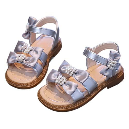 Sandalias niño, Sandalias para niña, novedad de verano 2025, con nudo y punta abierta, para niños de talla mediana y grande, estilo occidental, para playa.