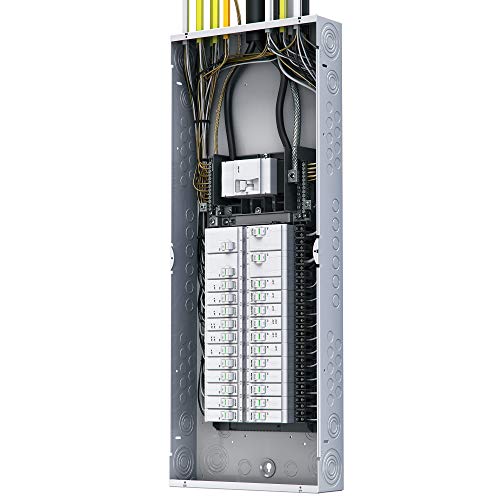 Tableau électrique Extérieur GE - 150A, 8 Espaces, 16 Circuits - Galvanisé, Avec Couvercle - TM815RCUFLP