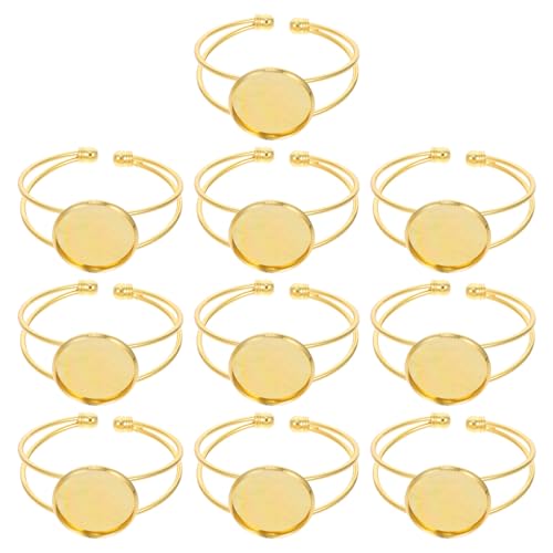 Bases para pulseras DIY de cobre: ideales para crear recuerdos y decoración en tus fiestas, 10 uds