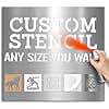 Custom Stencils for Spray Painting Customizable Stencil Maker Personalized Stencils Logo Name Text Make Your Own for Business