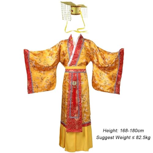 Costume traditionnel chinois hanfu pour homme tenue empereur ancien de qualité - 6