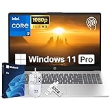 HP 15 Laptop for Work, 15.6' Full HD Touchscreen, 32 GB RAM, 2 TB SSD, Intel 10-Core i7-1255U, Long Battery Life, HD Camera, HDMI, Win 11 Pro, MS Office Lifetime License, with Bonus Accessories