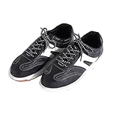 Bowling Schuhe Männer Frauen - Klassische Bequeme Turnschuhe Schnürsenkel Mikrofasersohle Synthetisches Leder Bequem Atmungsaktiv Fitness Trainer Trainer