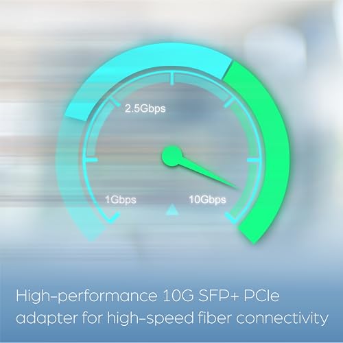 Image of TRENDnet 10 Gigabit PCIe SFP+ Network Adapter, TEG-10GECSFP, Convert A PCIe Slot Into A 10G SFP+ Port, NDAA & TAA Compliant, 802.1Q, Standard & Low-Profile Brackets Included, Windows Compatible,Black
