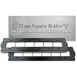 Plustek OpticFilm 72~90 Series use 35mm Film Stripe/Negative Holders x 2 | Suit for OpticFilm 7xxx, 8xxx and 9xxx series use, Not applicable to OpticFilm 135 / 135i / 135i Ai