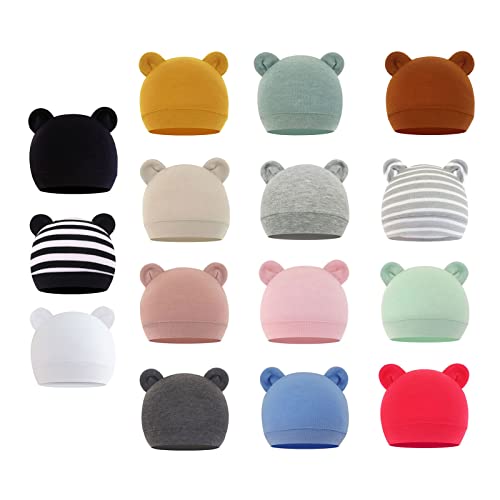 1Pc Baby Caps Bear Hat Cotton Baby Caps For Newborn Photography Props Accessories Kid Boys Girls Hats Child Newborn Ha4