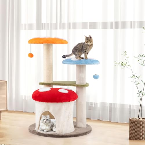 PETSITE Árbol para Gatos Multifuncional 35 Pulgadas miniatura 3