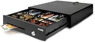 Safescan LD-3336 Light Duty Cash Drawer with 3 Banknote Tray - Black