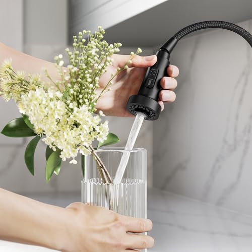 KRAUS Bolden 2-Function Single Handle Pull Down Kitchen Faucet in Matte Black, KPF-1616MB - image 8