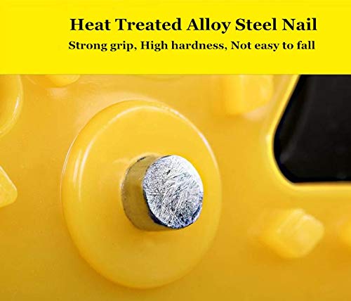 Snow Chains Snow Tire Chains Adjustable Anti Slip Tire Chain for SUV/Truck/Cars Snow Tire Cable Car Chains 165-275mm/6.4-10.9'' (Yellow) - Thumbnail 7