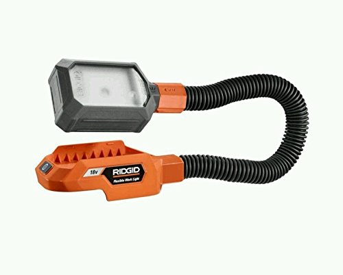 RIDGID 18 Volt Li Lithium Ion Cordless Flexible 2-Mode LED Work Light Flashlight