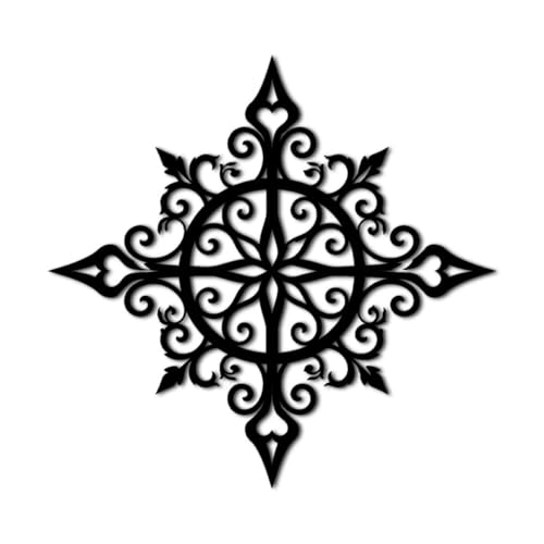 Ornate Filigree Scroll Metal Wall Art Decor Outdoor Decor Metal