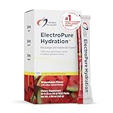 Designs for Health ElectroPure Hydration Packets, Watermelon Flavor - Electrolytes Powder with Vitamin C, Magnesium, Zinc, and Potassium - with Stevia and Monk Fruit Sweetener (14 Stick Packets)