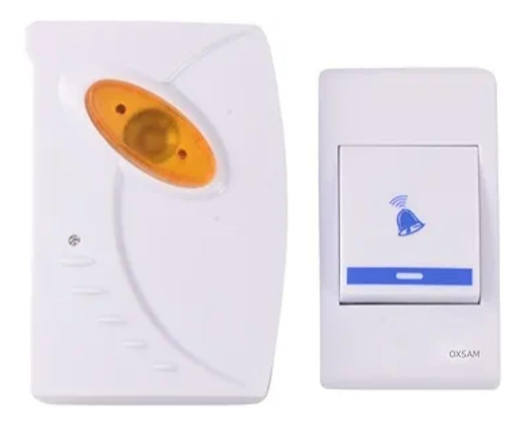 Wireless Doorbell with LED Indicator – Battery Operated Door Chime with Remote Button, White, Easy Installation-picture-12