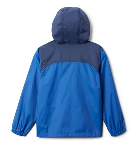 image for Columbia Youth Boys Glennaker Rain Jacket, Mountain Blue/Collegiate Na