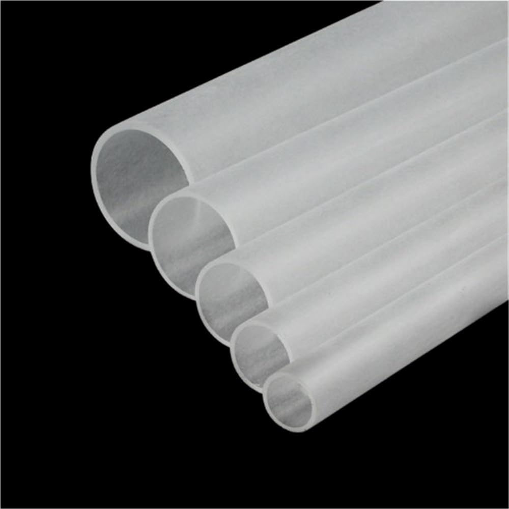 Tubi acrilici satinati PMMA 25MM 20CM per paralumi da giardino acquari fai da te