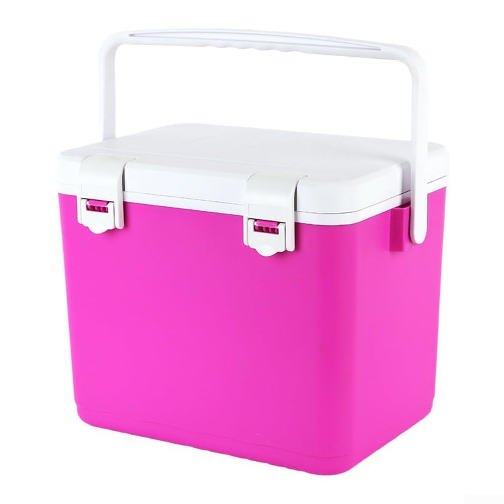 10L Isolierte Kühlbox mit Tragegriff, tragbarer Camping-Picknick-Kühler für Outdoor-Reisen, Aufbewahrung von Lebensmitteln und Getränken, Blau
