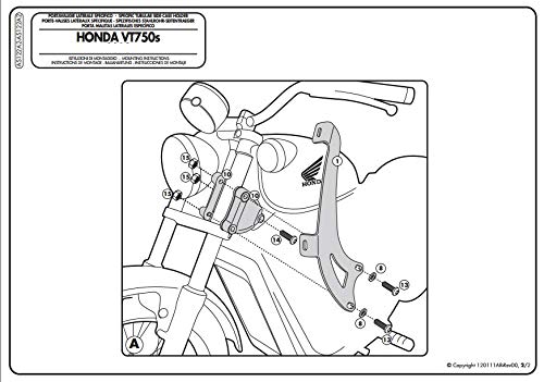 As122a2 kit attacchi per parabrezza