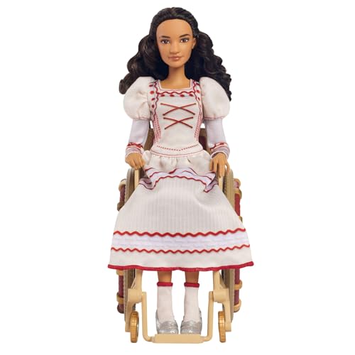 Muñeca de moda Nessarose con pelo rizado para recrear las escenas de Wicked 6