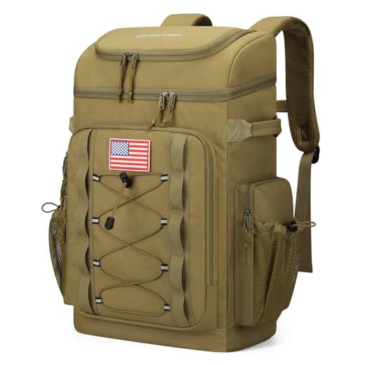 Best backpack for theme park Maelstrom Tactical Insulated Cooler Backpack