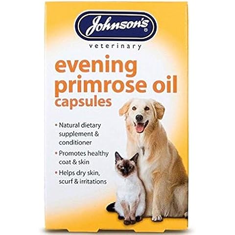 SIPW Johnson's Evening Primrose Oil Capsules Dogs & Cats Healthy Dietary Supplement (Evening Primrose) Cover