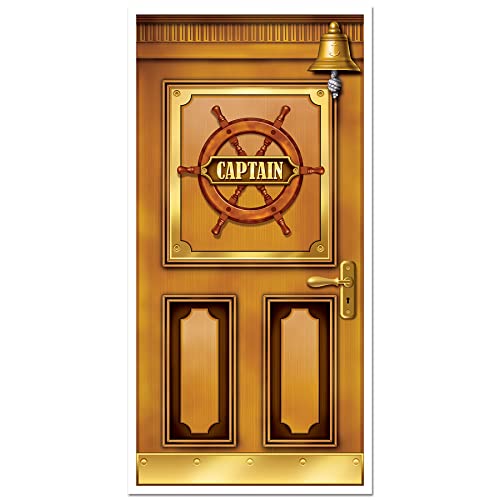 Image of Cruise Ship Door Cover Party Accessory (1 Count) (1 /Pkg)