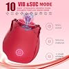 Herramienta Rosa para Mujer, Nueva Vibrador Femenino 2026 G-12 | Succionador de Clítoris con Forma de Rosa, Vibrador Rosa 2026 para Parejas 6