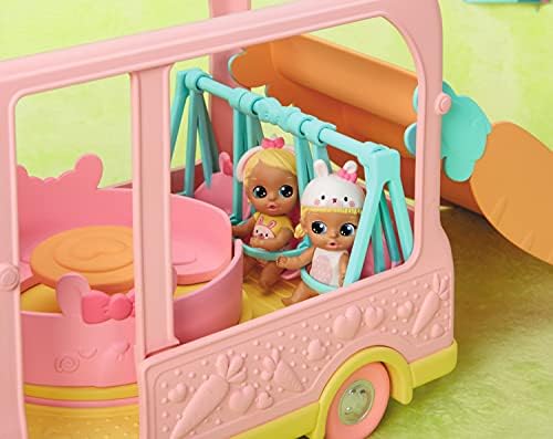 BABY Born 515 904763 EA Born Surprise Mini Babies Bus Playset, Colourful