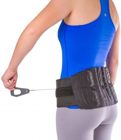 BraceAbility Lower Back & Spine Pain Brace | Adjustable Corset Support for Lumbar Strain, Arthritis, Spinal Stenosis and Herniated Discs (One Size - Fits Men & Women with 28" - 60" Waist)