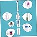 CALLARON Electric Toothbrush Heads 3 Pack Soft Replacement Brush Heads for Oral Care Waterproof Gentle on Gums Battery Required Random Color