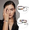 DUINIU 1 Bohemian Bracelet, Handwoven Bracelet, Lucky Bracelet, Tibetan Auspicious Bracelet, Bohemian Surfer Bracelet For Men And Women #3