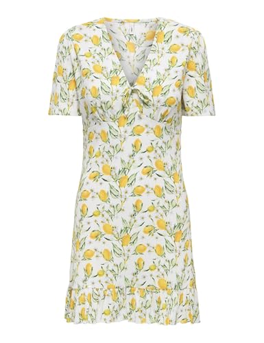 Robe à col en V Onlmolly Life S/S JRS Noos anti-froissement été