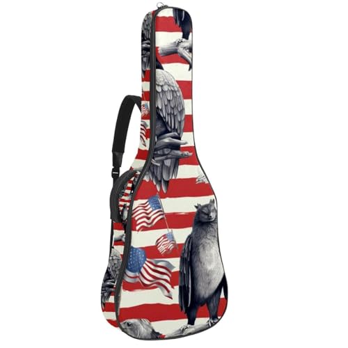Housse de guitare acoustique 40-42 pouces sac étanche à motifs