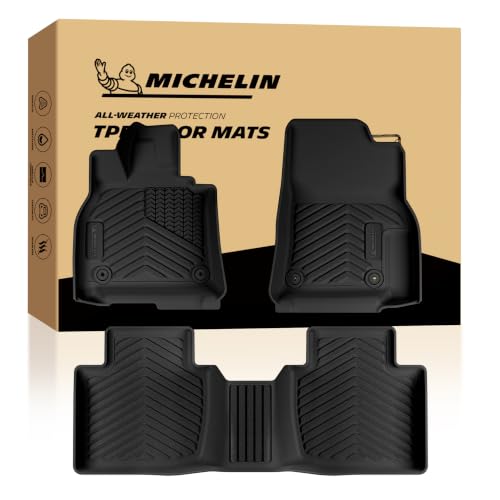 Image of Michelin Vehicle Mats for 2026 Mazda CX-5 (3 Piece) | All-Weather TPE Custom Fit Liner, Premier