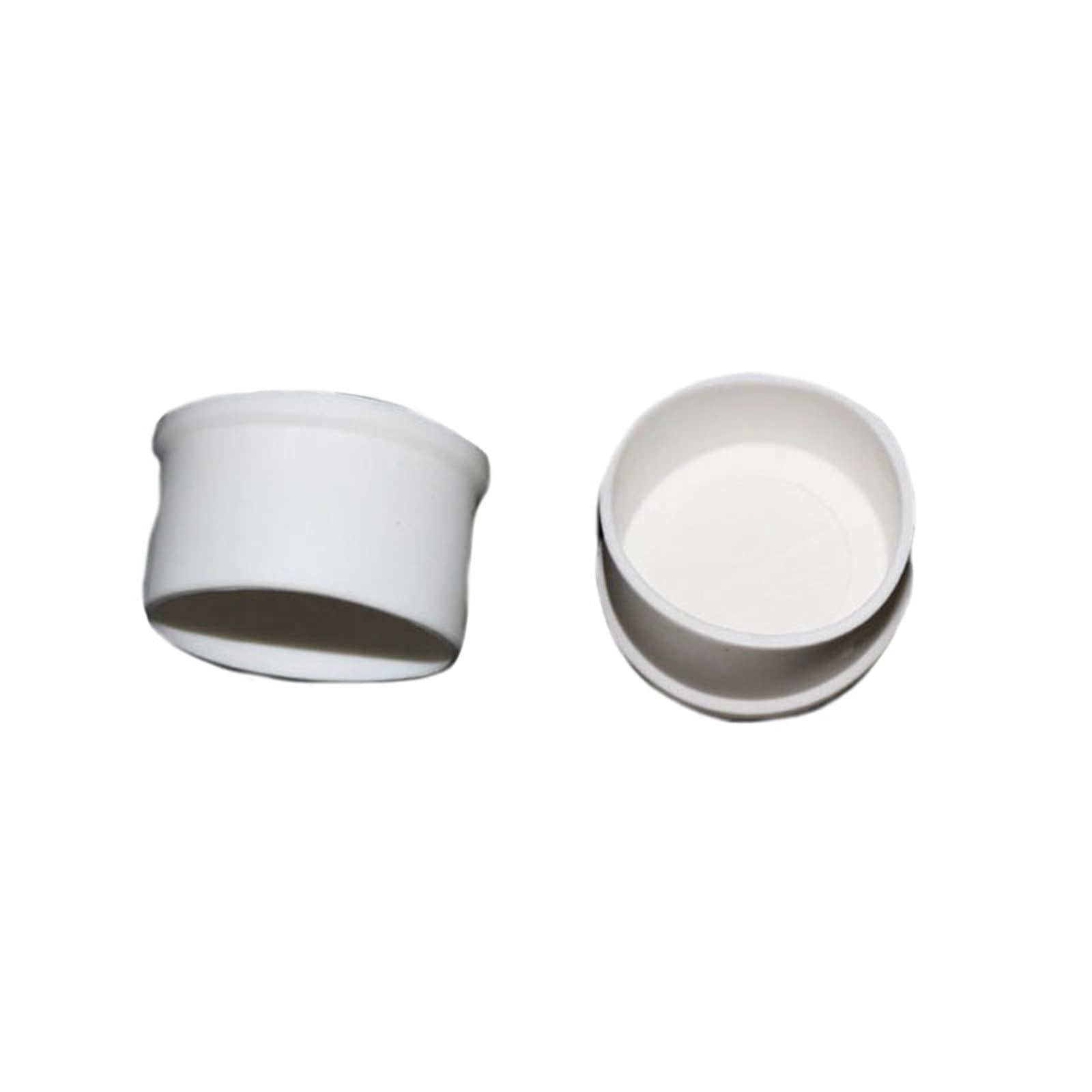 Chair Leg Floor Protectors Chair Leg Caps White PVC Rubber Round Tube End Caps 8 Pack 10-50mm(48mm)