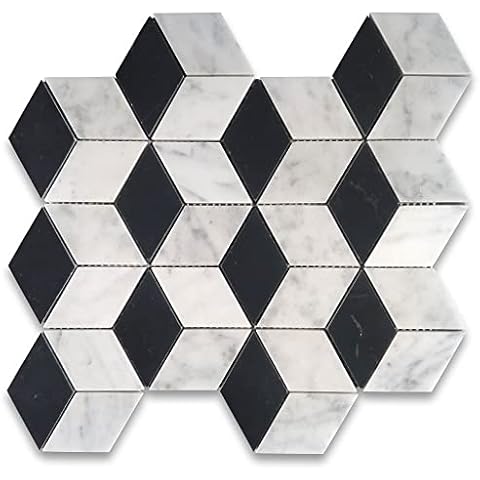 Stone Center Online Carrara Marble Mosaic Tile Cover