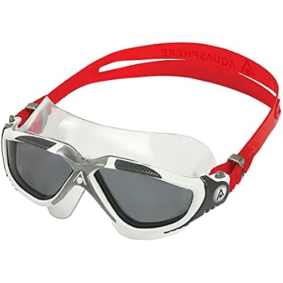Aquasphere Vista Adult Unisex Swimming Goggles, Wide Distortion Free Vision, Anti fog & Anti Scratch Lens