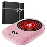 Mug Warmer,Coffee Mug Warmer for Office Use or Candle Warming,Coffee Warmer with 3 Temperature Control,Mug Warmer for Desk with Auto Shut Off,Cup...