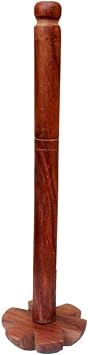 Radhna Indian Traditional Wooden Mathani Curd Beater Lassi Beater Lassi Maker Madhani Whisk Beater Size 15 Inch Whisker
