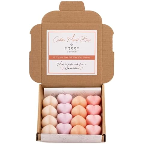 Customizable Wax Melts 16 Pack | Build Your Own Box (Choose 4 Scents) | Up to 96Hr of Scent Per Box | Hand Poured in The UK | Vegan & Cruelty Free, Plastic Free | Long Lasting Soy Candle Alternative Cover