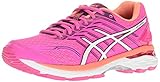 ASICS Women's GT-2000 5 Running Shoe, Pink Glow/White/Dark Purple, 8 M US