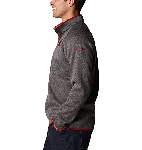 Image of Columbia NCAA mens Collegiate Canyon Point Sweater Fleece Half Zip