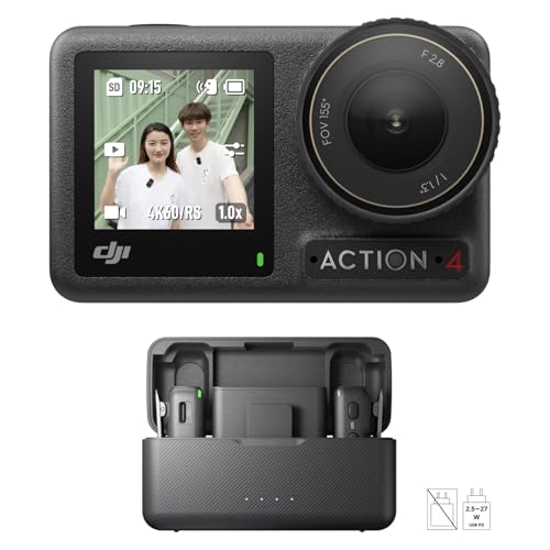 Caméra vlogging DJI Osmo Action 4 avec kit micro sans fil complet