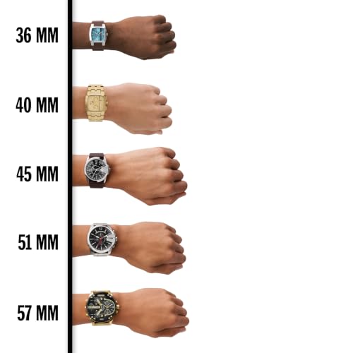 Image of Diesel Mr. Daddy Watch for Men, Quartz Multifunctional Movement with Stainless Steel Strap