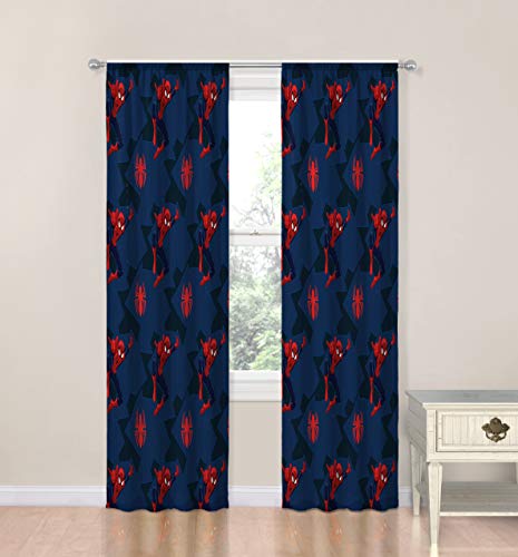 Jay Franco Marvel Spiderman Classic Saving The Day 84" Decorative Curtain/Drapes 4 Piece Set (2 Panels, 2 Tiebacks) - image 3
